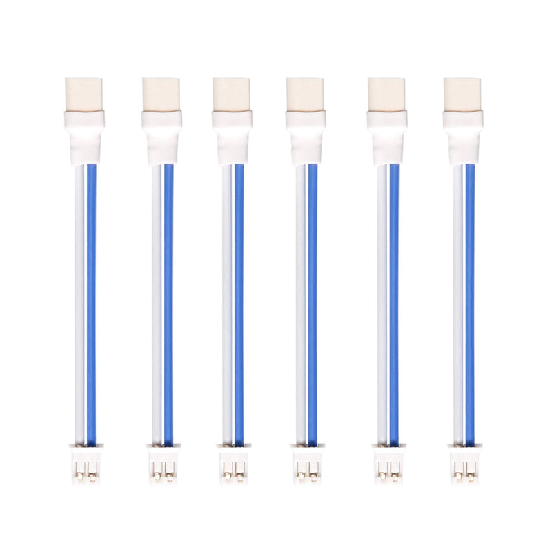 BETAFPV 6pcs BT2.0-PH2.0 Adapter Cable 22AWG for BT2.0 300mAh 1S Battery with 1.0mm Banana Connector Meteor65 1S Brushless Whoop Drone