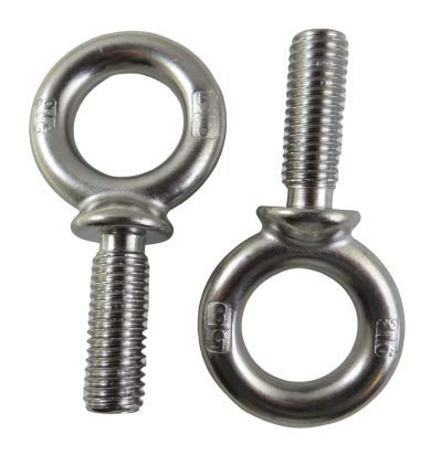 US STAINLESS 2 Pieces Stainless Steel 316 5/8" x 1 3/4" UNC Machinery Eye Bolt Marine Grade Bolt Pitch of 11