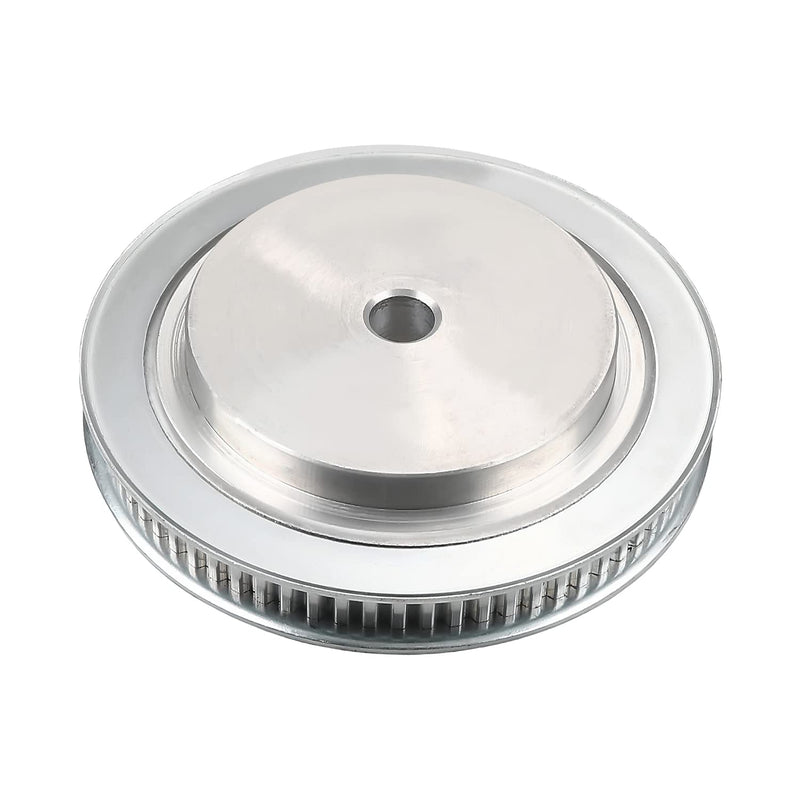 Fielect Aluminium Alloy XL 72 Teeth 12mm Inner Bore Diameter Timing Belt Pulley Flange Synchronous Wheel Silver Tone for 3D Printer CNC 1Pcs XL72T 12mm 1