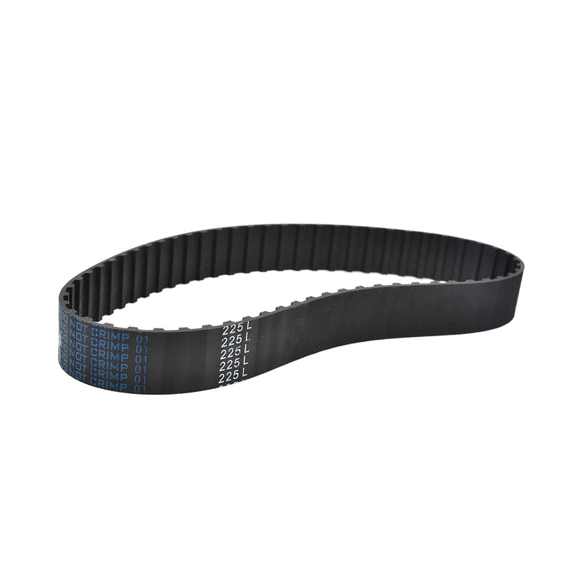Fielect 1Pcs 225L Timing Belt Power Grip Cogged Toothed Timing Belt Black Rubber 571.5mm Length 25mm Width 60 Teeth 9.525mm Pitch