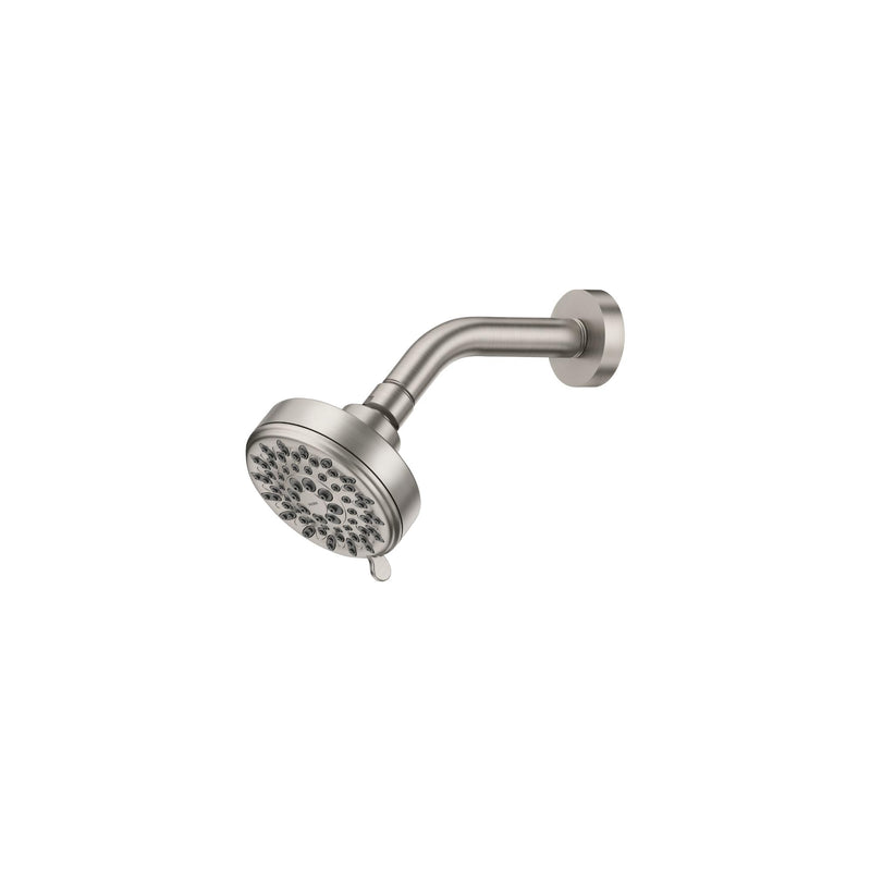 Moen Ignite Five-Function 3 3/4" Diameter Spray Head Wallmount, Spot Resist Brushed Nickel, 20090SRN (Pack of 1)