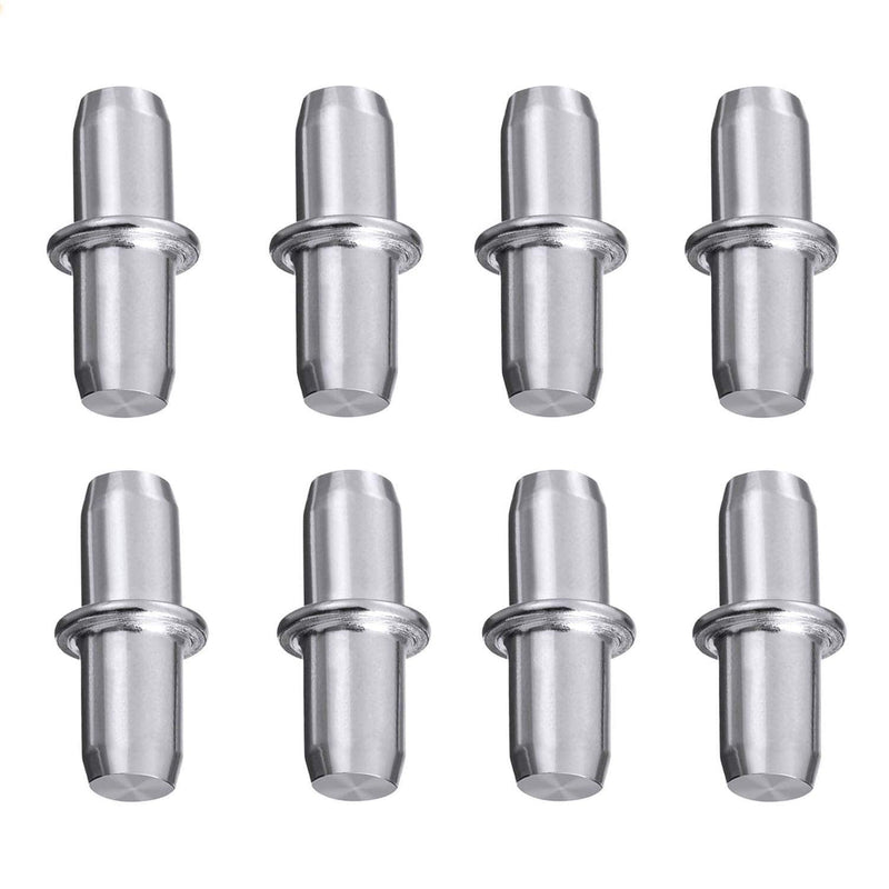 50 Pieces Shelf Pegs 5mm Cabinet Furniture Shelf Support Pegs Nickel Plated