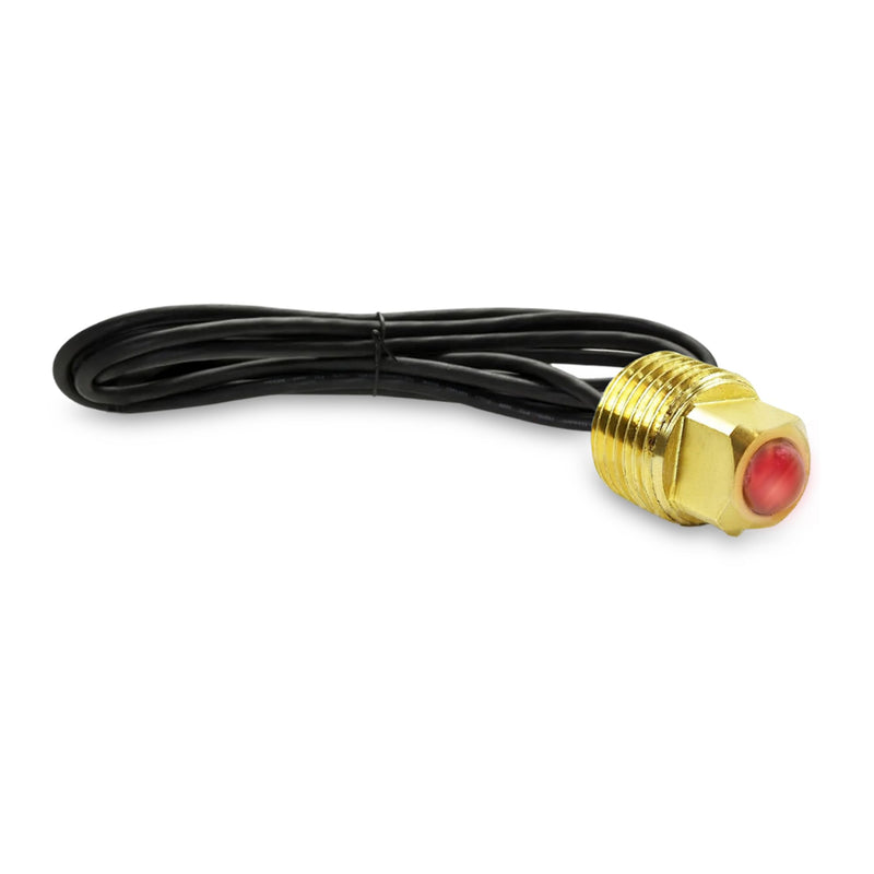 MARINE CITY Brass Drain Plug LED Light, Red 20LM – Durable, Water & Corrosion-Resistant, Easy to Install for Boats, Ships, Yachts, and Marines (Pack of 1)