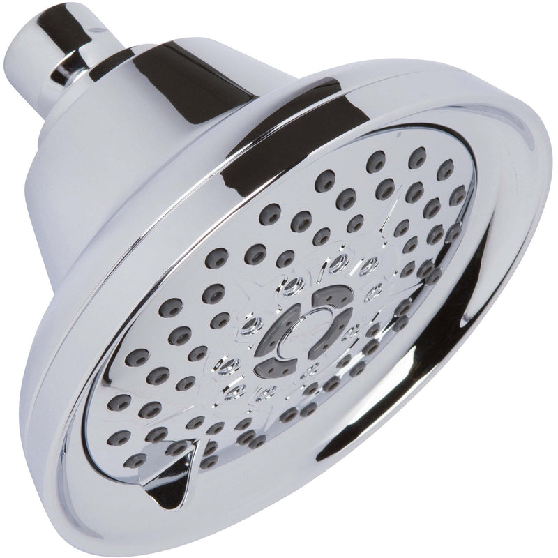 Massaging Shower Head High Pressure - Massage Rain Showerhead With Boosting Mist For Low Flow Showers And Adjustable Water Saving Nozzle, 1.8 GPM - Chrome & California Certified 1.8 GPM California
