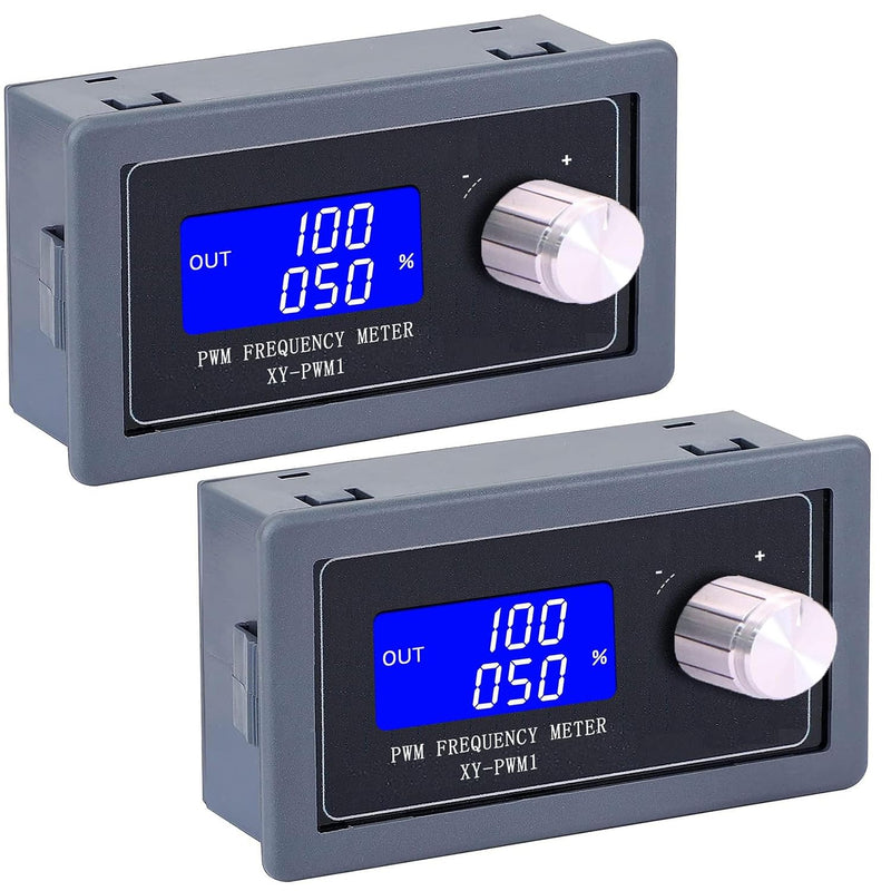 2Pack DC 3.3V-30V Adjustable Output 1Hz-150kHz PWM Pulse Frequency Duty Cycle Square Wave Signal Generator Module XY-PWM Signal