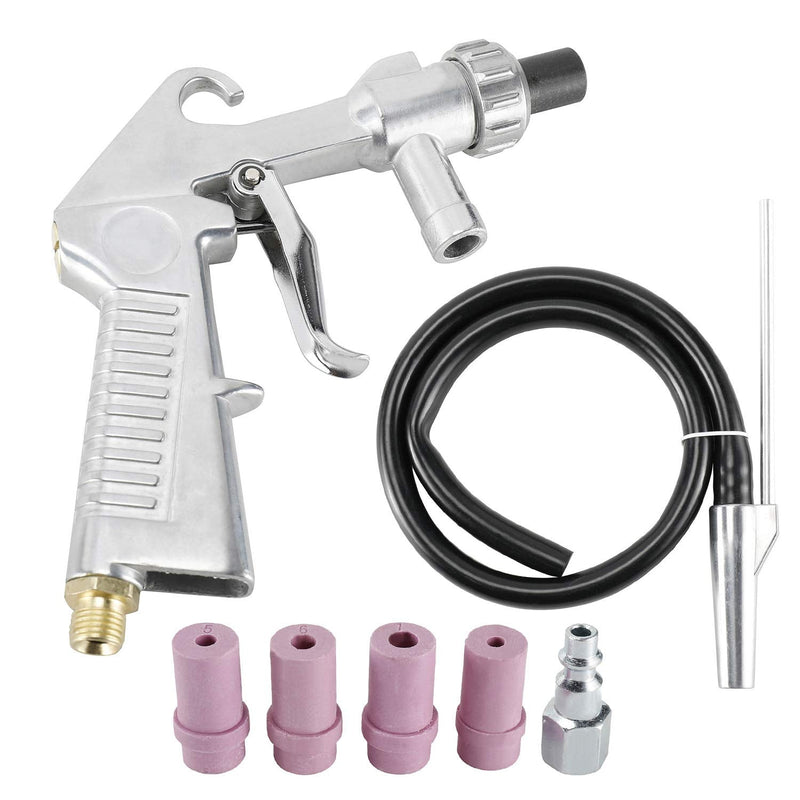 YaeTek Sand Blaster Gun Kit Air Sandblasting Sandblaster Gun Siphon Feed