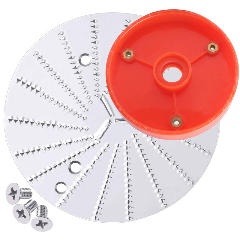 Replacement Blade with Base Compatible with Jack Lalanne Power Juicer, 𝑺𝒕𝒆𝒆𝒍 𝑩𝒍𝒂𝒅𝒆, Replace for E1188 E1189 CLASSIC PRO DELUX Juicer Repalcement Parts(NOT FIT CL-003AP)