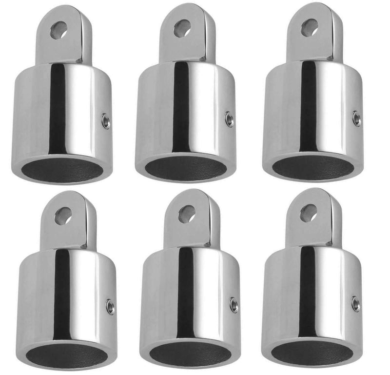 MarineNow Bimini Top Cap 1" 316 Marine Grade Stainless Steel Hardware Choose Pack Size, 2, 4, 6 or 10 06-Pack