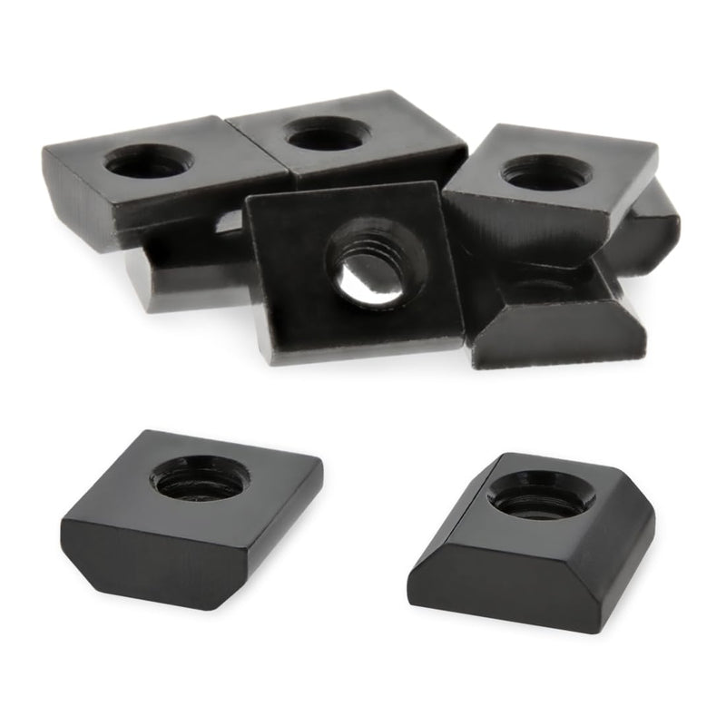8020, 3203, 15 Series, 5/16-18 Steel Standard Slide in T-Nut - T Slot Accessories for 80/20 Aluminum Extrusion - Hardware Nuts (10 Pack) 10