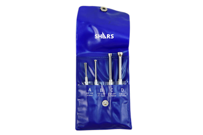 Shars 1/8" to 1/2" Small Hole Gage Set (4 PCS-Half Ball Type) 303-4601 ![ Half Ball 303-4601