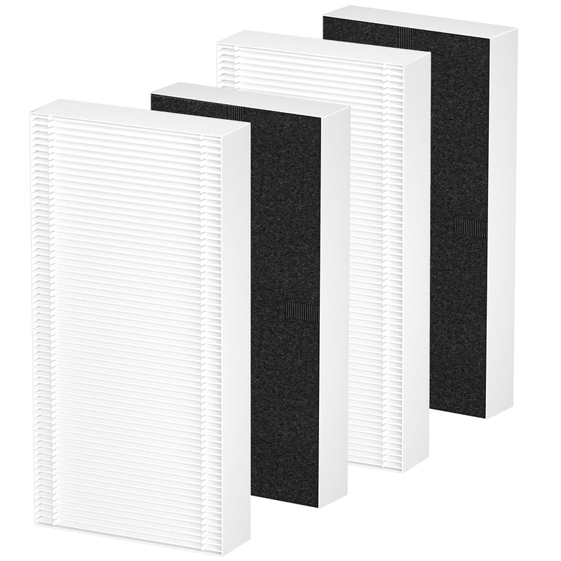 4 Pack Filter Replacement for FRF102B, Compatible with Filter U HRF201B Compatible with HHT270, HHT290 Series White