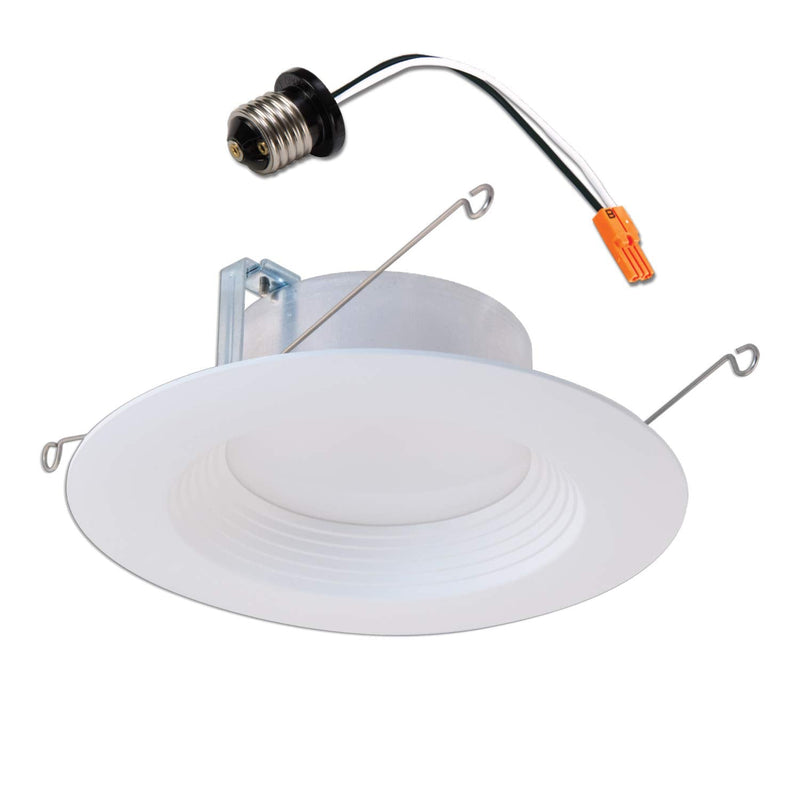 Halo 5 inch and 6 inch Integrated LED Recessed Retrofit Downlight Trim, 90 CRI, Title 20 Compliant, 3000K Soft White Recessed Light 1PK - Calif. Title 20 Compliant Recessed LED Light Fixture