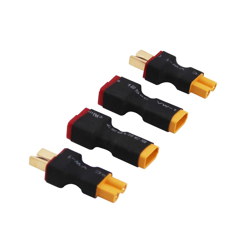 4pcs XT30 XT-30 to T-Plug Style Male Female Connector Adapter(C147-4)