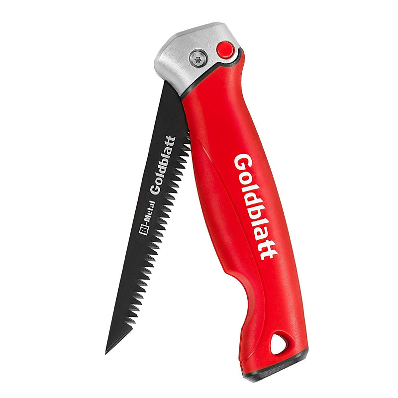 Goldblatt Folding Drywall / Sheetrock Saw, Jab / Hand Saw with Soft Grip Handle, for Wallboard, Plywood and PVC