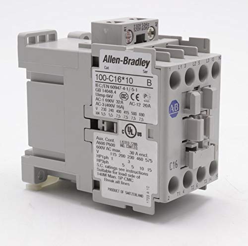 120VAC Din Rail Mounted Motor Contactor (100-C16D10) 100-C16D10