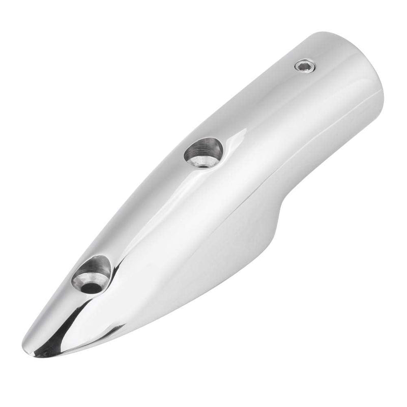 for bow hand railing for boats 7/8 Inch 5-1/2 Degree Boat Hand Rail End,316 Stainless Steel Boat Hand Rail Fitting Marine Boat Hand Rail End Top Mount Hardware Fitting