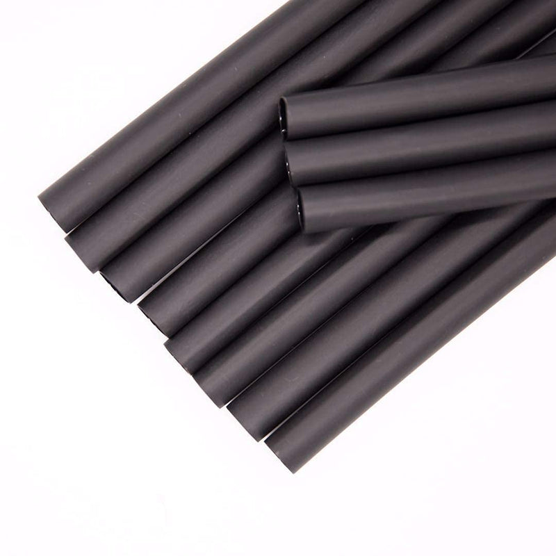 20 Ft 3/8" (Diameter) Dual Wall Black Heat Shrink Tubing 3:1, Each 1 Ft Long, 20 PCS,No Wrinkle Electrical Shrink Tube for Wires,Marine Grade Shrink Tube with Adhesive Lined Waterproof 20 Ft in Total 9.5mm(3/8")-20FT Black