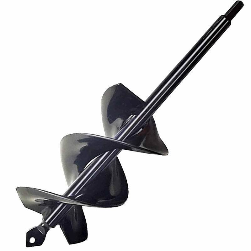 TCBWFY Garden Auger Drill Bit for Planting 3x12inch,Solid Core Shaft Garden Auger Spiral Drill Bit,Planting Auger for Bulb Planting Bedding Plants,Hole Digger for 3/8" Hex Drive Drill 3"x12"