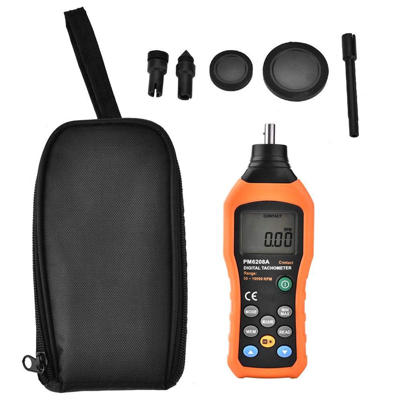PM6208A -Type Digital Tachometer Meter Motor Speed Gauge Tester