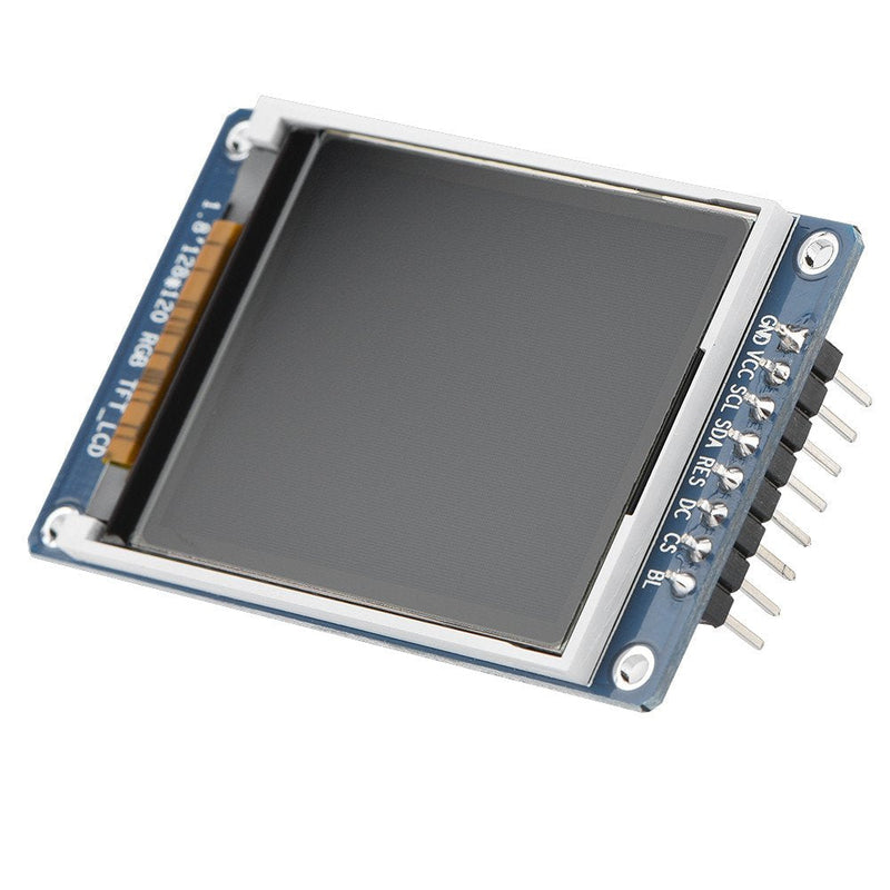 Bewinner 1.8inch LCD Display Module, TFT Screen Module 128 x 160 Resolution Onboard Driver ST7735 SPI Interface, Full-Color LCD Screen Display Controller Module