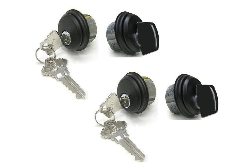Cylinder Locks - Mixed (Thumbturn, Duronotic Bronze, 2 Pack) Cylinder + Thumbturn