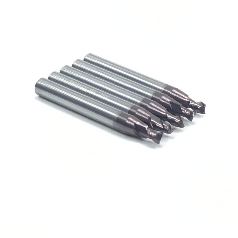 2.0mm End Milling Cutter V037 for Keyline Gymkana 994 & Keyline Ninja & Keyline Vortex & Ninja Vortex & KEYLINE Versa Machine(5pcs)