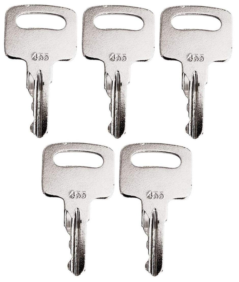 5 Pack Keys for Genie, Skyjack, Snorkel, Terex, Vermeer, Upright Lifts 104466, 455 (5) 5