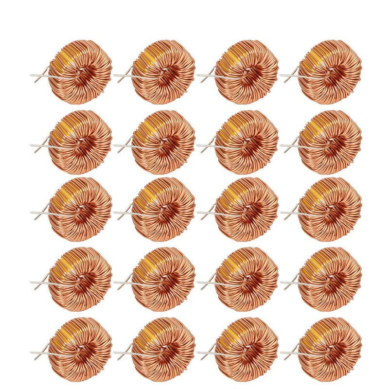 20 pcs Toroid Inductor Kit Small Size Inductance Copper Coil 5026 330UH 3A for Transformers DIY Circuit Board