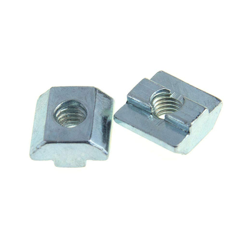 T Nuts Tee Sliding Slot Nuts 40 Series M8 Threaded Slide in Pre-Assembly for 40x40 Aluminum Extrusions Frame with Profile 4040 Sereis 8mm Slot for CNC Router Build Rail 3D Printer 12pcs 40Series M8-12Pack