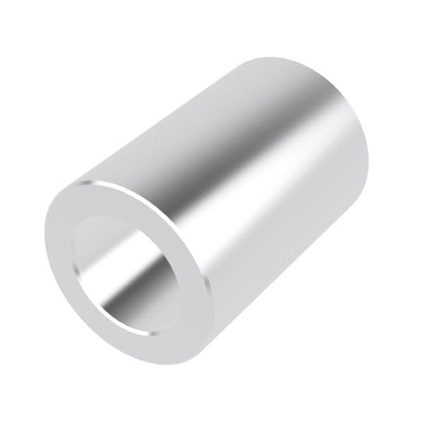 Aluminum Spacer 1/2" OD x 5/16" ID x Choose Your Length, Round Spacer Unthreaded Standoff Bushing Plain Finish, Fits Screws Bolts 5/16" or M8 by Metal Spacers Online (3/4" Length, 25 Pack) 3/4" Length