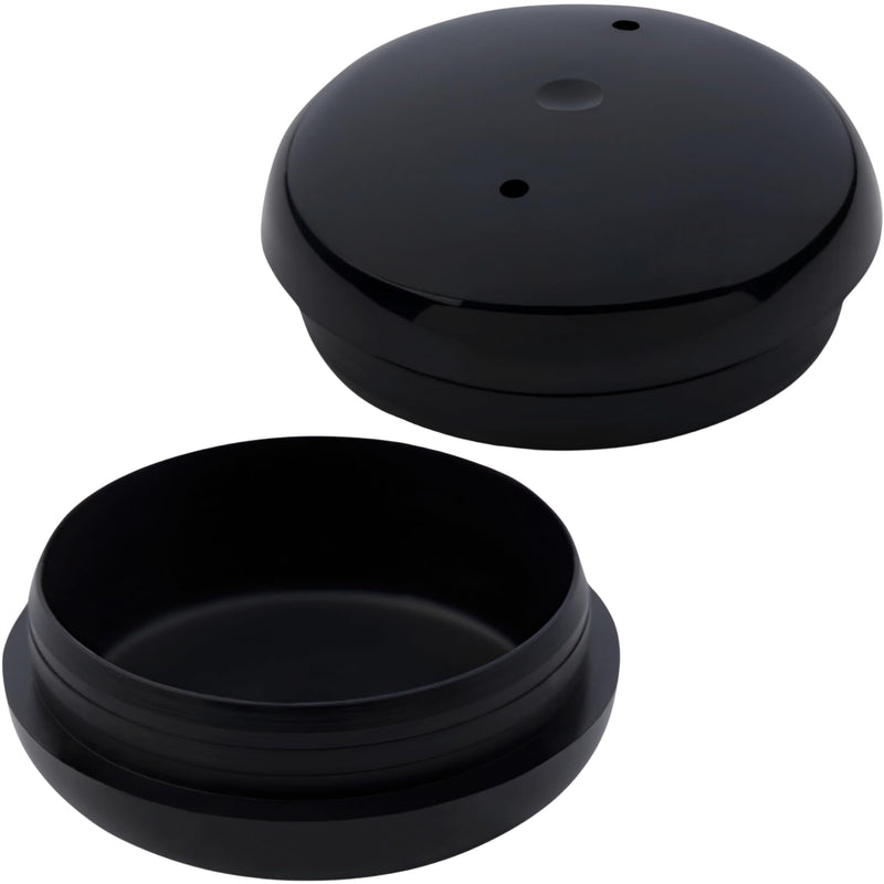 Project Patio 1-1/2" Wrought Iron Patio Furniture Feet Caps - Round Plastic Outdoor Metal Table and Chair Floor Protector Glide Replacement Parts (32 Pack) 32