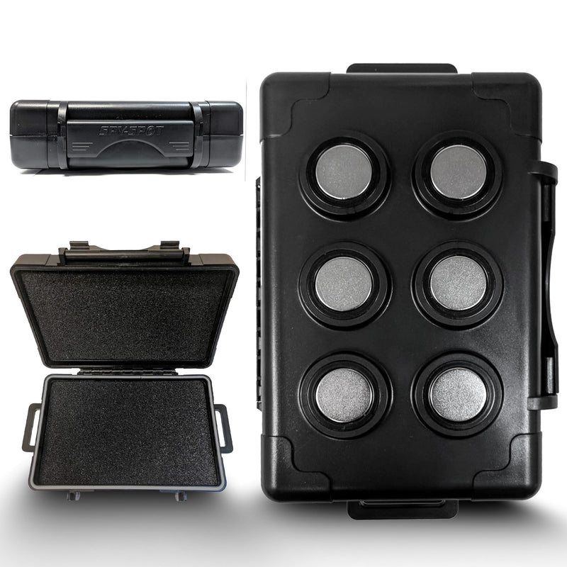 Spy Spot Magnetic Mount Weatherproof Case for GPS Trackers - Stash Lock Box for Items, Key Holder Under Vehicles - Fits GL200, GL 300, GL300W, GL300MA