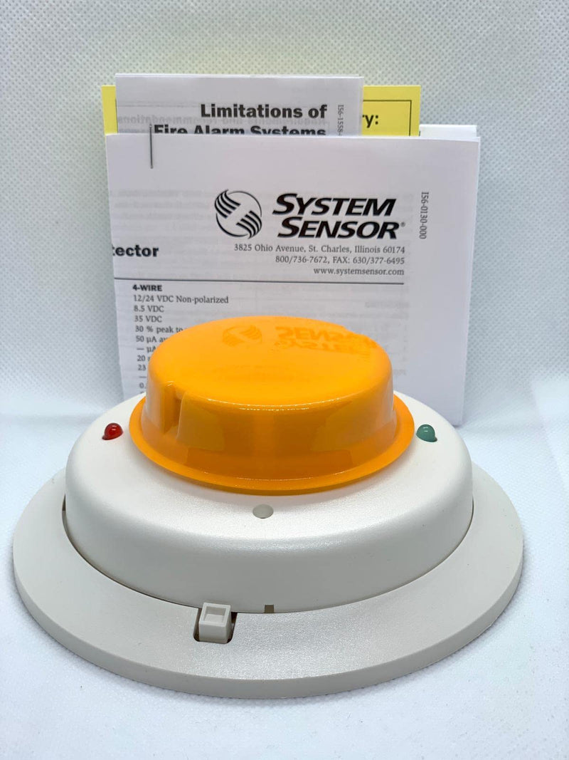 SYSTEM SENSOR 2WT-B 12/24 VDC, 2-Wire, Thermal, with Base, I3 Series, Detector