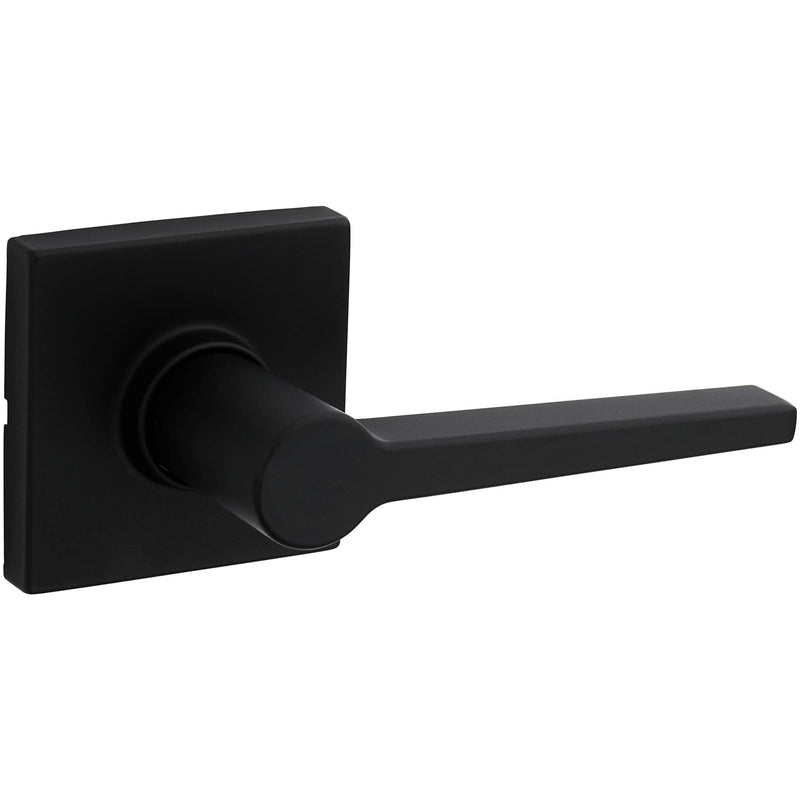 Safe Lock by Kwikset Daylon Lever Square Rose Passage Lock Matte Black