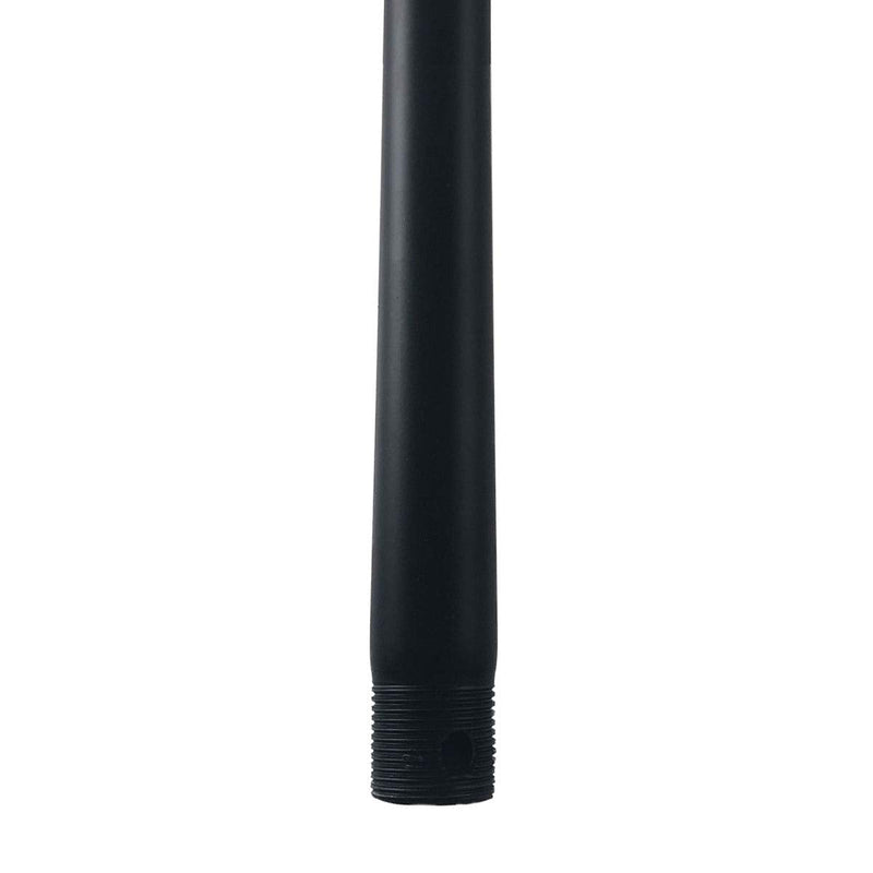 12in Ceiling Fan Extension Downrod in Matte Black 12in Downrod
