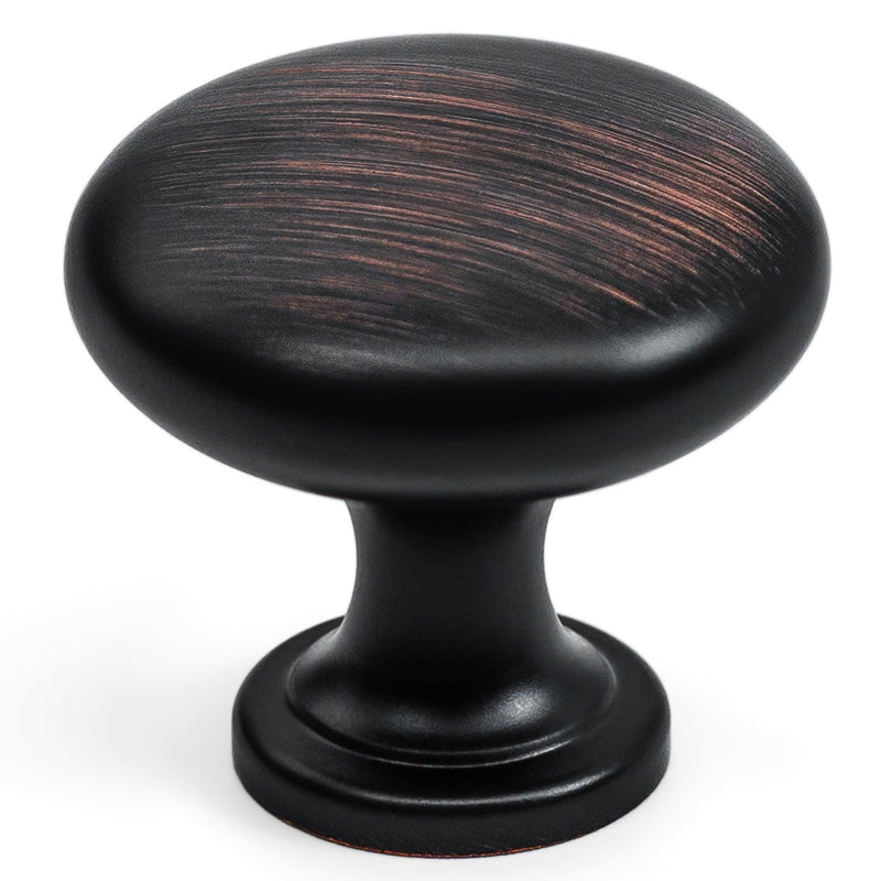 HESTIA HARDWARE 10 Pack | Oil Rubbed Bronze Knobs | Brushed Bronze Cabinet Hardware | Bronze Round Drawer Knob | Dresser Drawers Bronze Knobs (Z5.10.O) - NewNest Australia