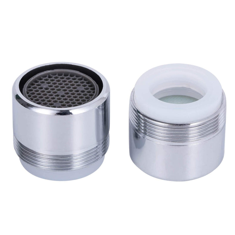 2 Pack 2.2 GPM Sink Faucet Aerator, Male and Female Dual Thread Aerator, Regular/Standard Size, Chrome by NIDAYE 2.2GPM