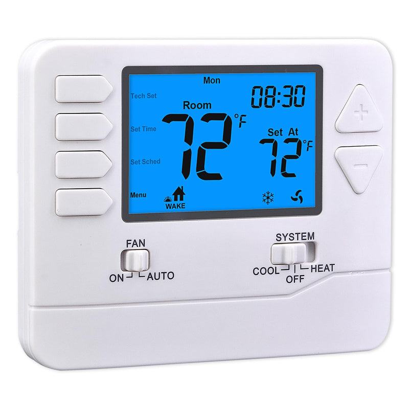 5-1-1 Day Programmable Thermostats for Home 1 Heat/ 1 Cool Conventional Single-Stage Systems 1 Heat/1 Cool Programmable Thermostat