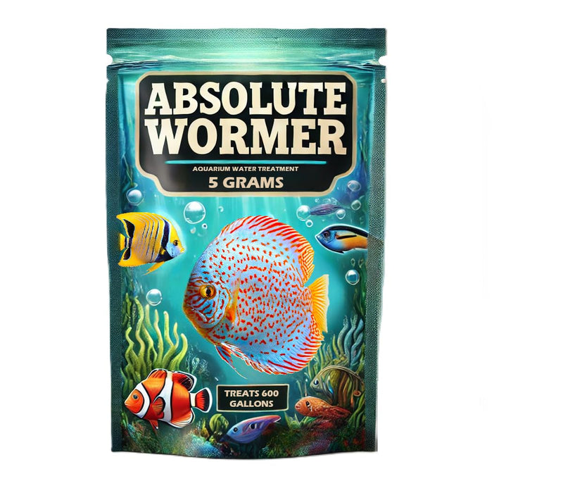 Freshwater and Saltwater Fish Powder Medication. with parasites and Flukes. (5G - Treats 600 GALLONS) 5 GRAMS