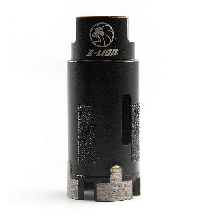 Z-Lion 1-1/2 Inch Dry/Wet Diamond Core Drill Bits/Hole Saws for Granite Concrete 1-1/2"