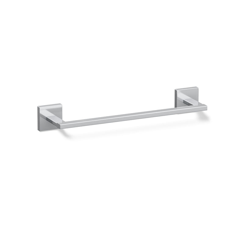 Kohler 23286-CP Square 12" Towel bar, Polished Chrome Polishedchrome