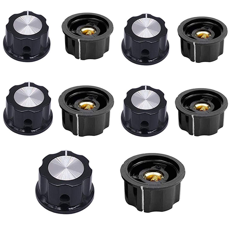 A03 knob for 6mm / 0.24" Diameter Shaft Potentiometer, 23mm top Diameter 10PCS