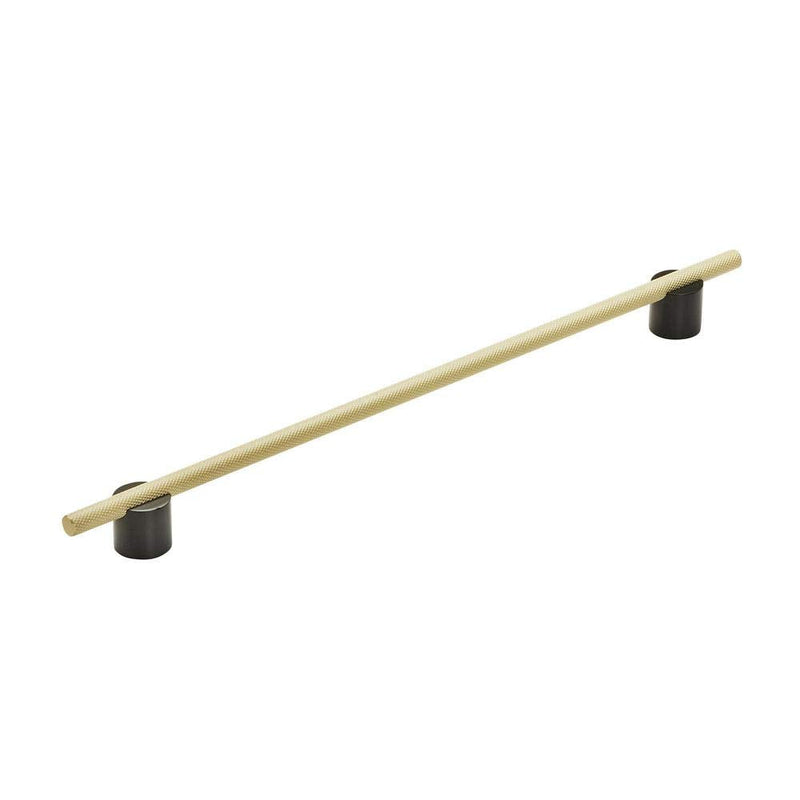 Amerock | Cabinet Pull | Matte Black/Matte Gold | 12-5/8 inch (320 mm) Center to Center | Transcendent | 1 Pack | Drawer Pull | Drawer Handle | Cabinet Hardware 12-5/8" Center-to-Center