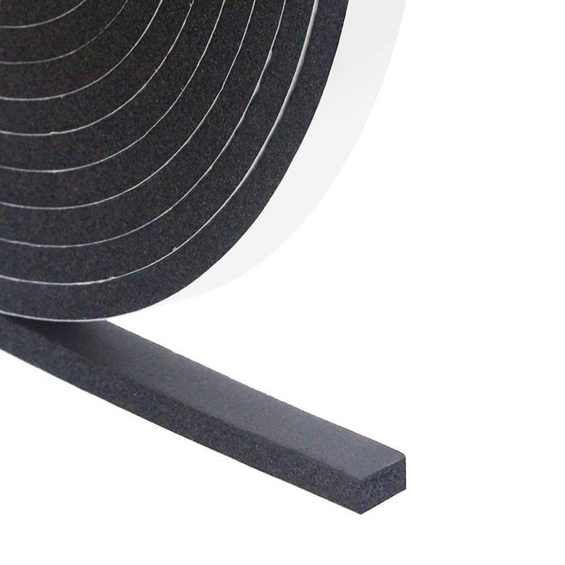 DGSL Foam Insulation Tape, Weather Stripping Door Seal Strip for Doors and Windows,Sliding Door,Sound Proof Soundproofing Door Seal,Weatherstrip,Air Conditioning Seal Strip (1/2In x 1/4In x 33Ft) 1/2In x 1/4In x 33Ft