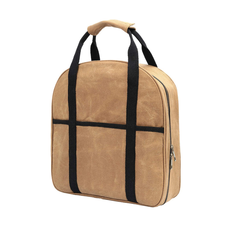 Denifiter Waxed Canvas Cable Bag, Multifunctional Repair Bag Heavy Duty Tool Bag, Waterproof (Khaki) Khaki