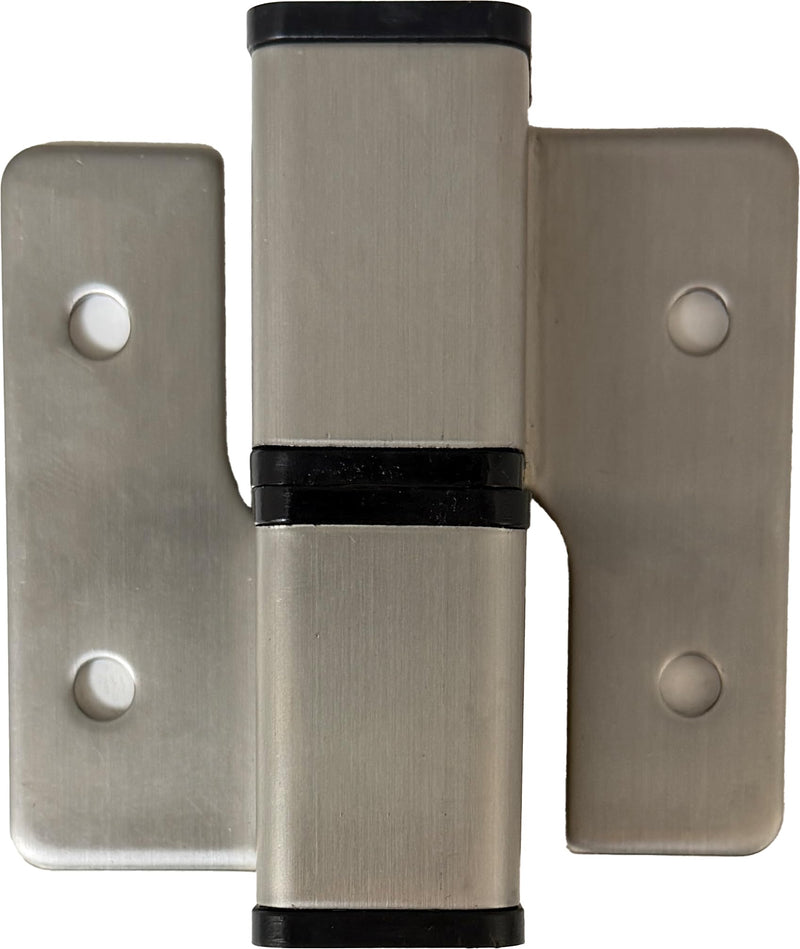 Harris Hardware TP8411‑B Stainless Steel Surface Mounted Gravity Hinge Set