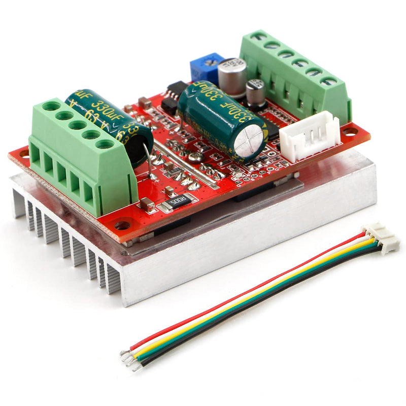 RioRand 350W 6-60V PWM DC Brushless Electric Motor Speed Controller with Hall Red