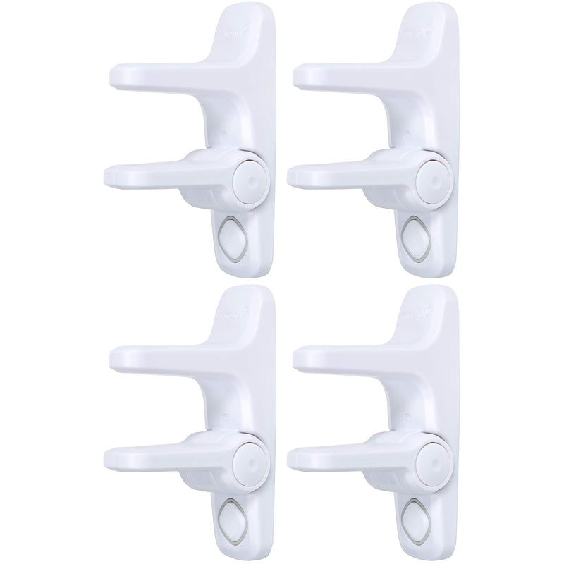 Safety 1st Outsmart Lever Handle Lock, White, 4PK