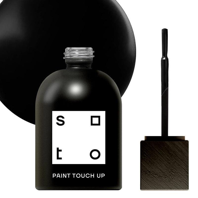 soto Black Paint Touch Up, Appliance + Porcelain, High-Gloss Finish (No. 70 Mars Black) - 1.5 Ounces/45 Milliliters of Enamel + Bathtub Repair for Tub, Tile, Appliances, Interior/Exterior 1.5 Fl Oz (Pack of 1) No. 70 Mars Black