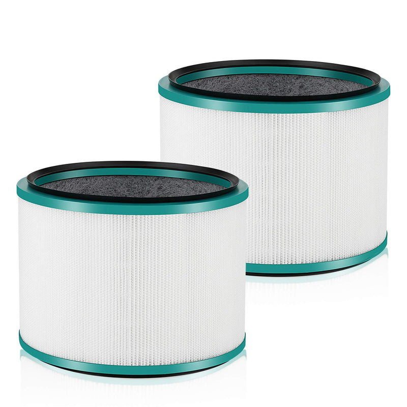 2 Pack HP01 HP02 HEPA Filter Replacement Compatible with Dyson HP01 HP02 DP01 DP02 Desk Purifiers, Replaces Part # 968125-03, Fit for Dyson Pure Hot Cool Link Air Purifier Filter Green Standard Filter 2 Pack